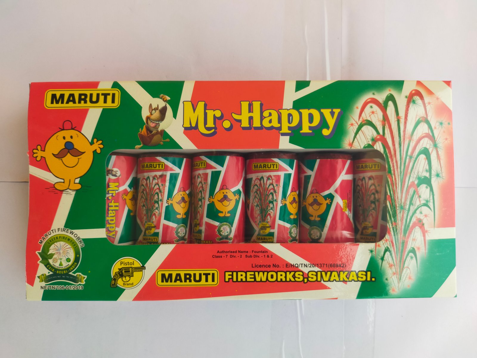 Mr.Happy & Be . Light & Red Six & Split ( 6 pcs